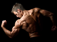 Gewichtszunahme durch den Aufbau von Muskelmasse erreichen.